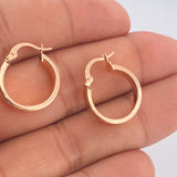 Candongas Tornillo 2.1gr / 2cm / Oro Rosa 18K $
