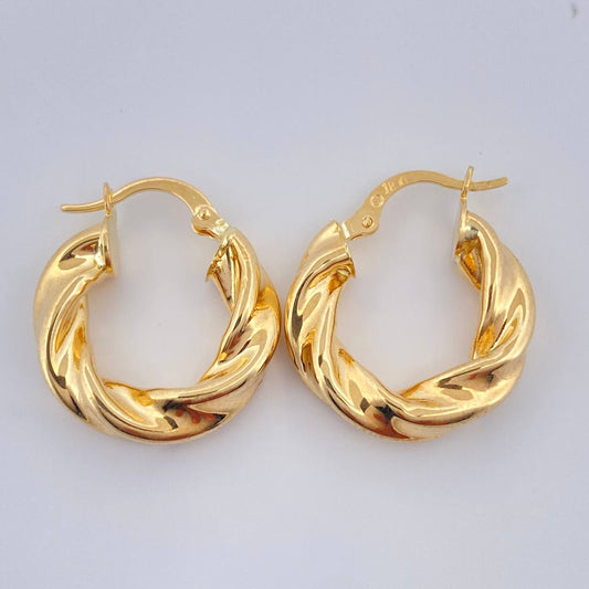 Candongas Kari 3.2gr / 2cm / Oro Amarillo 18K $