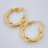 Candongas Demi 3.35gr / 2.7cm / Oro Amarillo 18K $