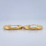 Candongas Kris 2.1gr / 2.2cm / Oro Amarillo 18K $