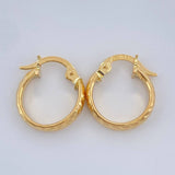 Candongas Kuki 0.9gr / 1.5cm / Oro Amarillo 18K $