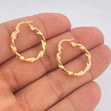 Candongas Kari 2.05gr / 2.6cm / Oro Amarillo 18K $