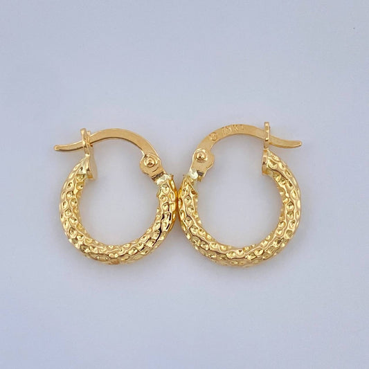 Candongas Carly 0.9gr / 1.5cm / Oro Amarillo 18K $