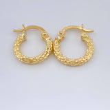 Candongas Carly 0.9gr / 1.5cm / Oro Amarillo 18K $