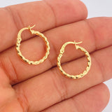 Candongas Iris 1.4gr / 2cm / Oro Amarillo 18K $