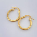 Candongas Iris 1.25gr / 2cm / Oro Amarillo 18K $
