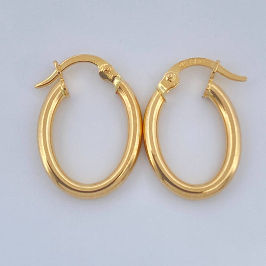 Candongas Jass 1.2gr / 1.9cm / Oro Amarillo 18K $
