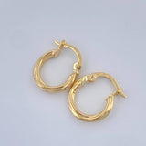 Candongas Lola 0.85gr / 1.4cm / Oro Amarillo 18K $
