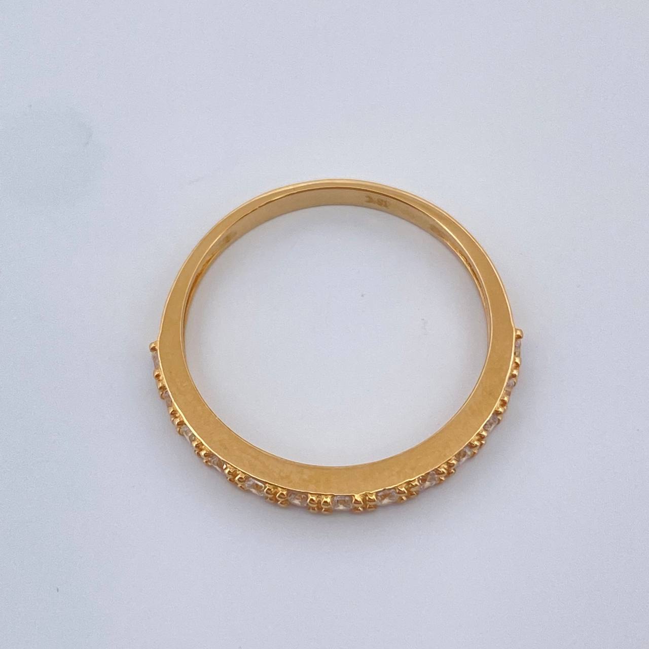 Anillo Churumbela 2.05gr / T7 1/4 / Oro Amarillo 18K $