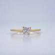 Anillo Solitario Corazon 1.5gr / T6 1/2 / Oro Amarillo 18K $