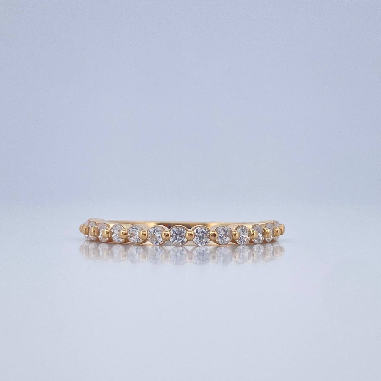 Anillo Churumbela 1.8gr / T7 1/2 / Oro Amarillo 18K $