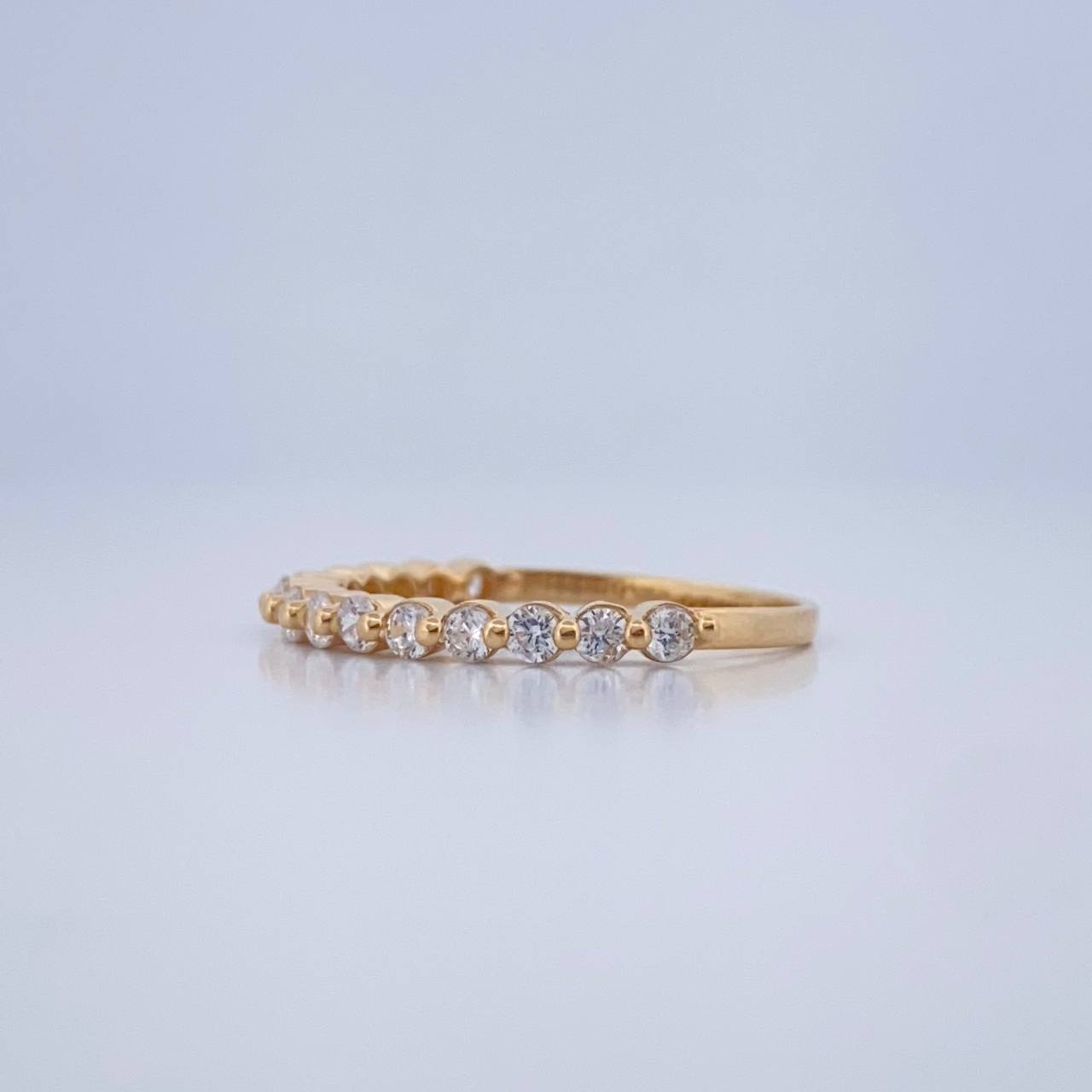 Anillo Churumbela 1.8gr / T7 1/2 / Oro Amarillo 18K $