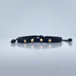 Pulsera Tejida Negra 0.2gr / Oro Amarillo 18K &