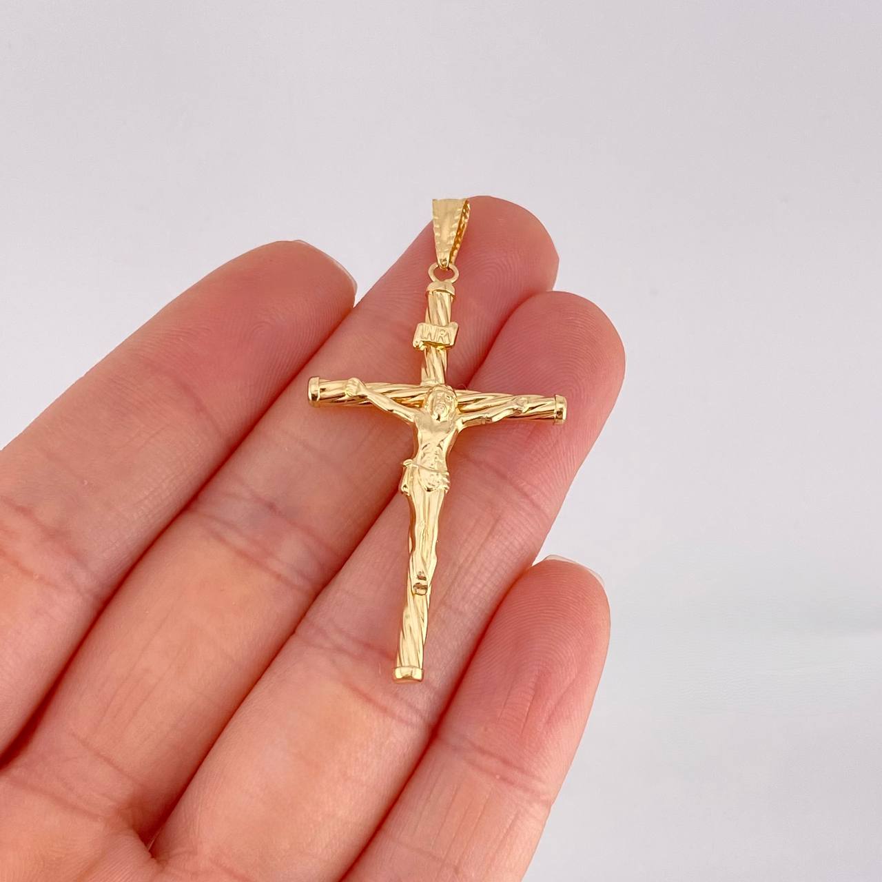 Dije Cruz Cristo 1.6g / 5cm Oro Amarillo 18K