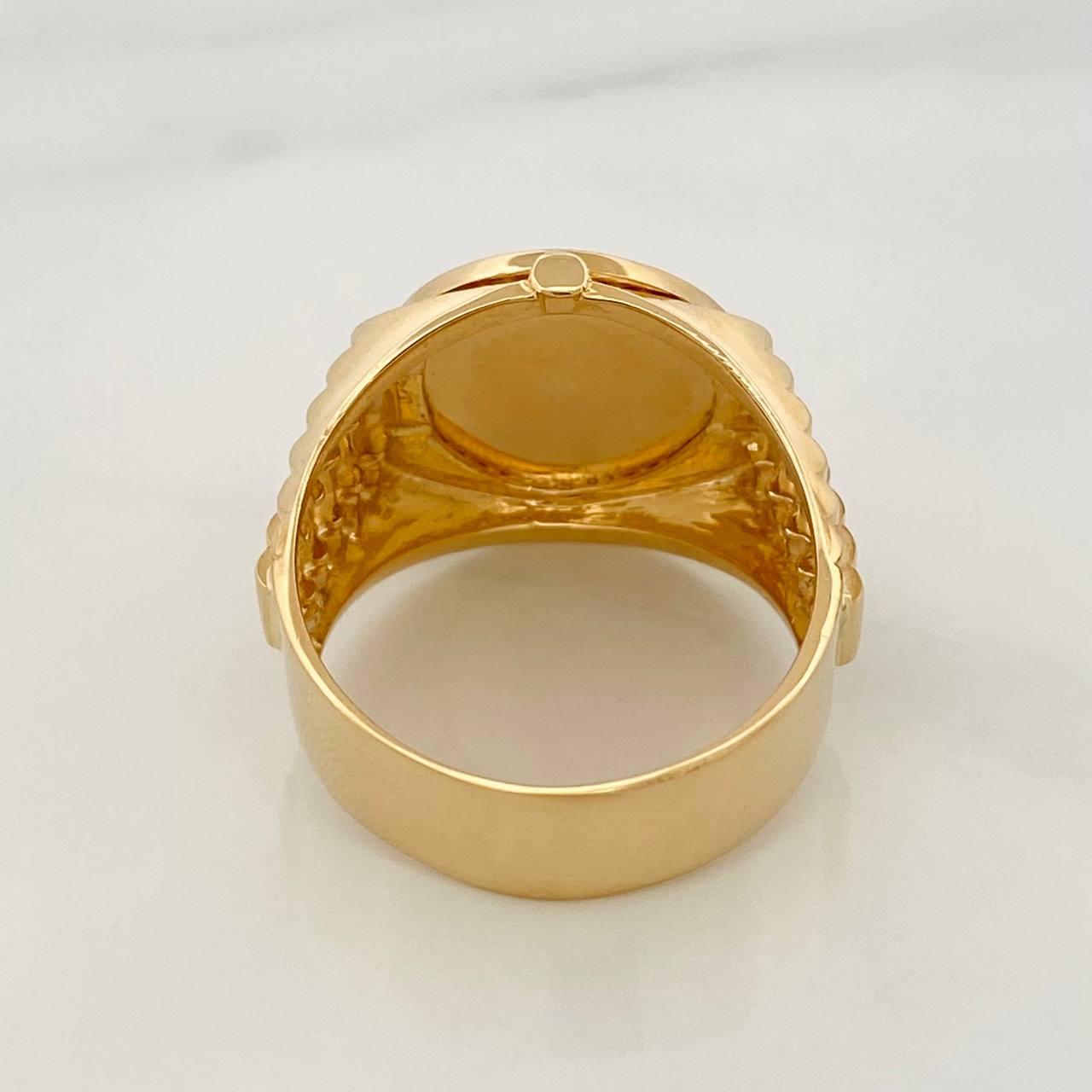 Anillo Corona 9.6g / T11 1/2 Oro Amarillo 18K