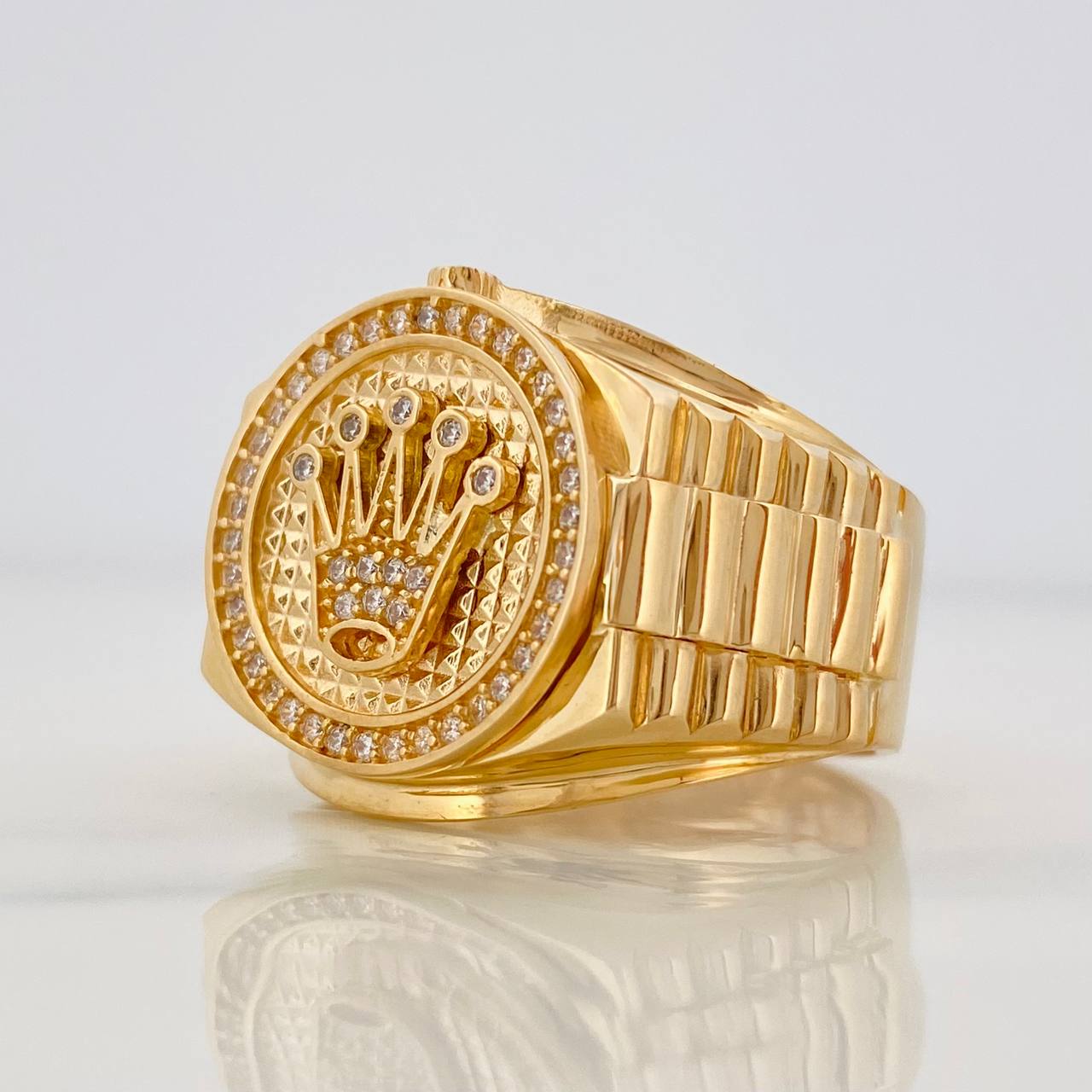Anillo Corona 9.6g / T11 1/2 Oro Amarillo 18K