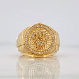 Anillo Corona 9.6g / T11 1/2 Oro Amarillo 18K