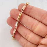 Pulso Rustico Adije 4.35g / 17cm / 3.4mm Tres Oros 18K