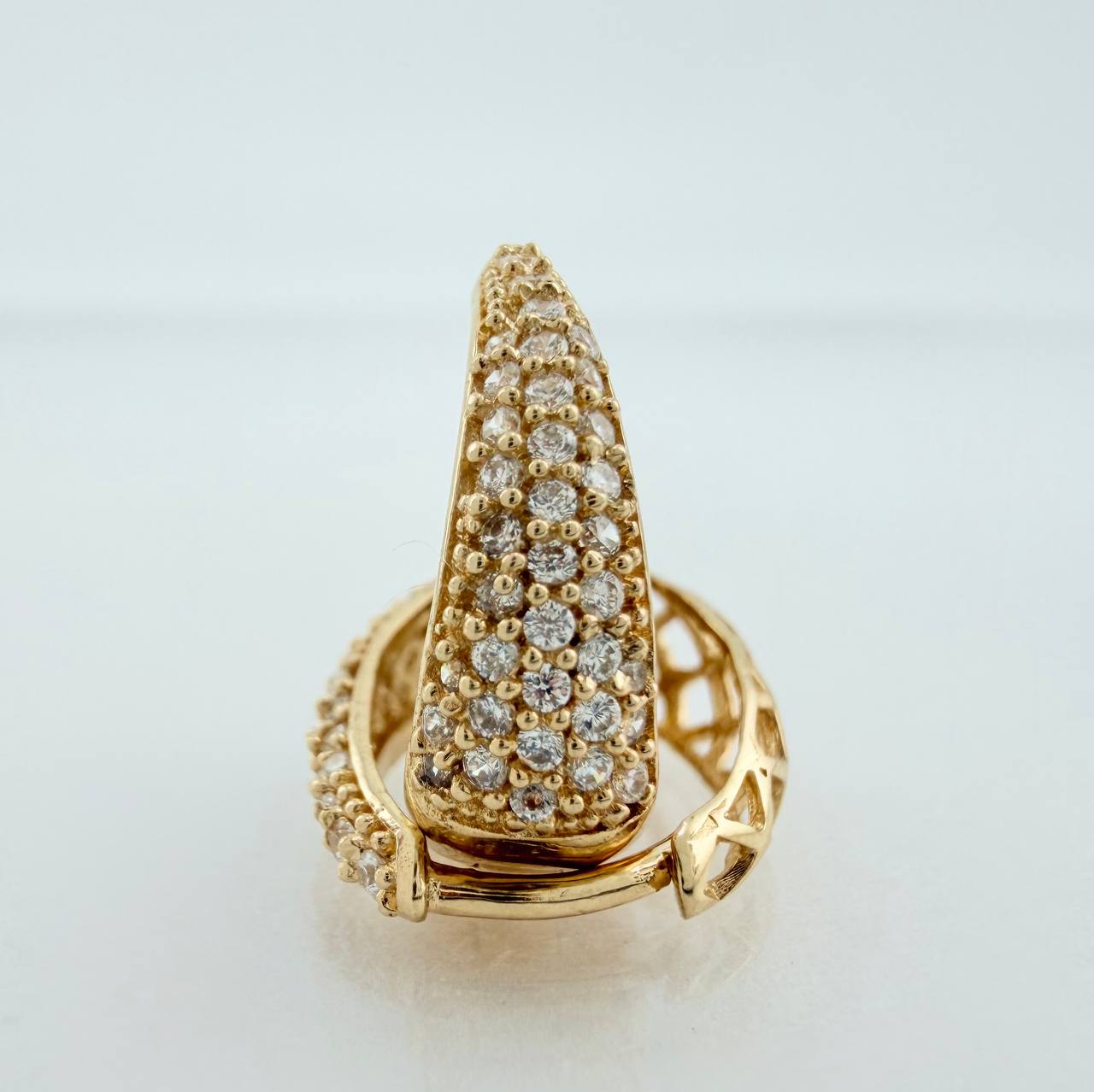 Candongas Daly Basteada 2.5gr / 1.5cm / Oro Amarillo 18K &