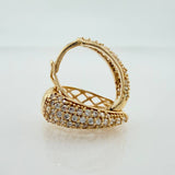Candongas Daly Basteada 2.5gr / 1.5cm / Oro Amarillo 18K &