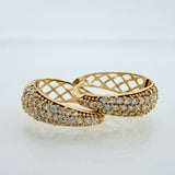 Candongas Daly Basteada 2.5gr / 1.5cm / Oro Amarillo 18K &