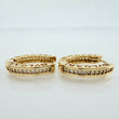 Candongas BV 4.25gr / 1.6cm / Oro Amarillo 18K &