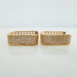 Candongas Cuadradas 7.6gr / 2cm / Oro Amarillo 18K