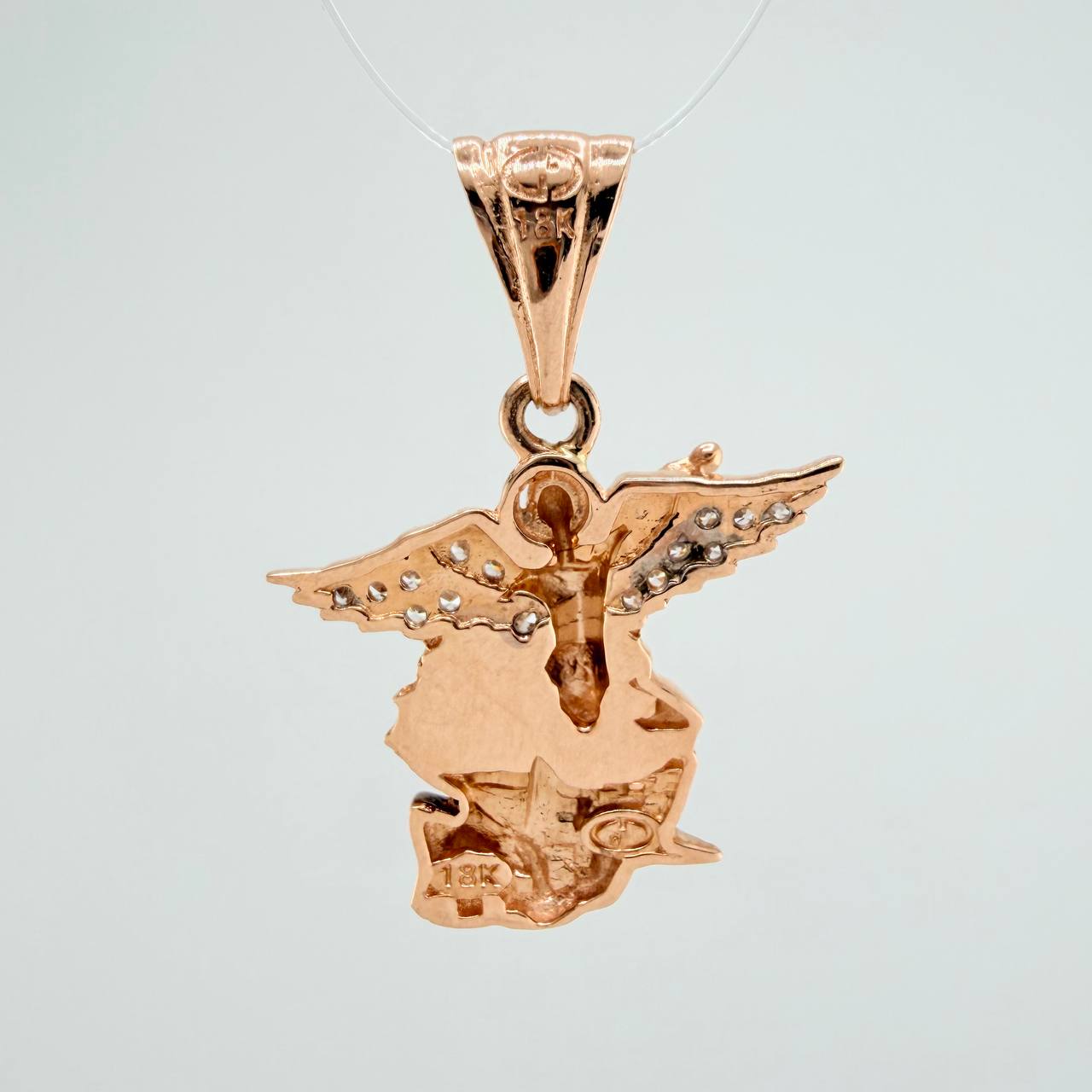 Dije San Miguel 3.05gr / 2.6cm / Tres Oros 18K $