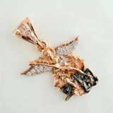 Dije San Miguel 3.05gr / 2.6cm / Tres Oros 18K $