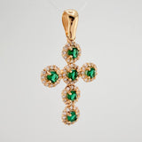 Dije Cruz Tupida 3gr / 3.5cm / Oro Amarillo 18K $