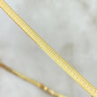 Cadena Espejo Diamantada 6.5gr / 45cm / 3mm Oro Amarillo +3 *