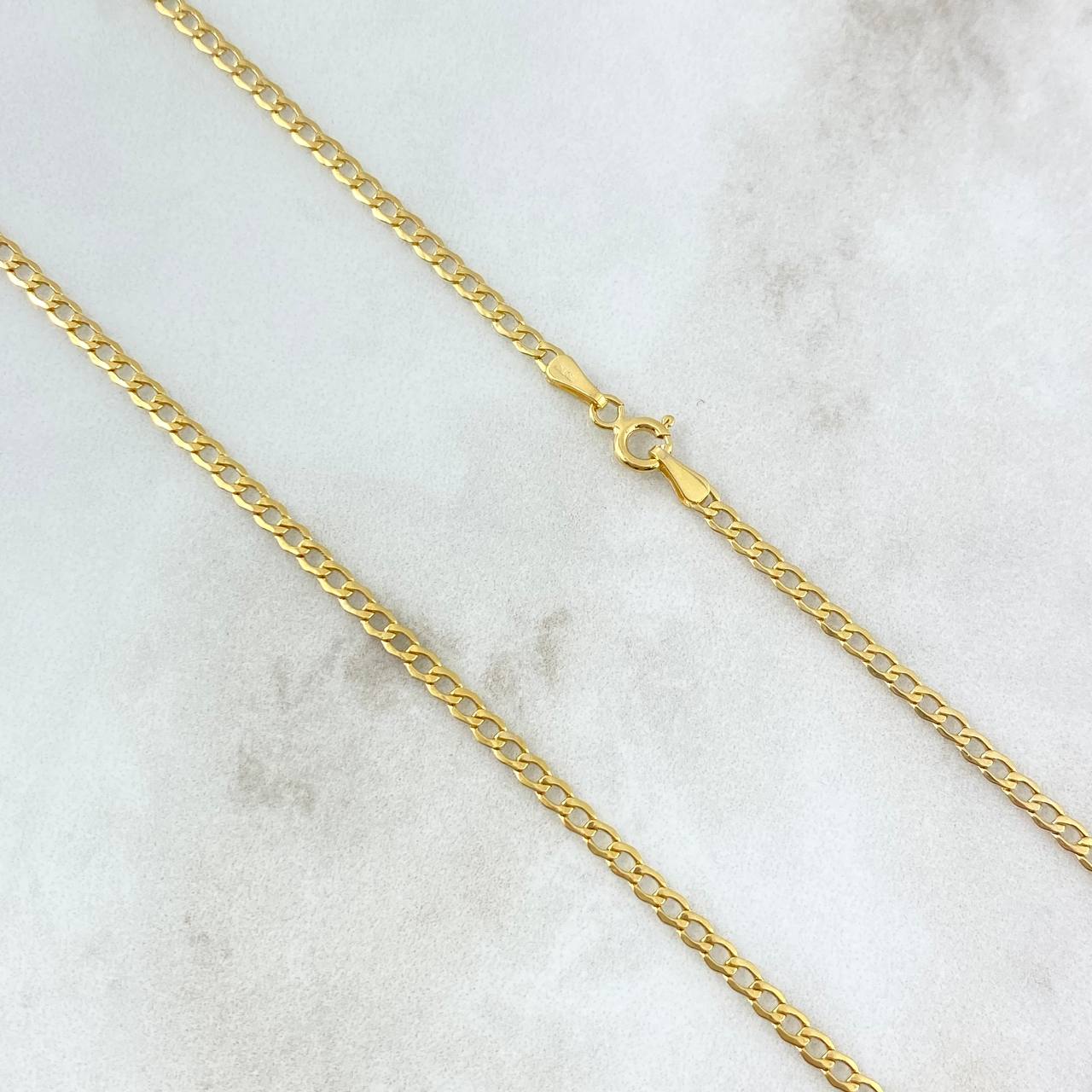 Cadena Cubana 4.1gr / 60cm / 2.5mm Oro Amarillo +0 ©