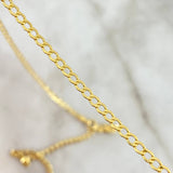 Cadena Cubana 4.1gr / 60cm / 2.5mm Oro Amarillo +0 ©