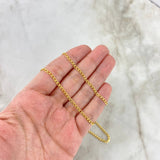 Cadena Cubana 4.1gr / 60cm / 2.5mm Oro Amarillo +0 ©