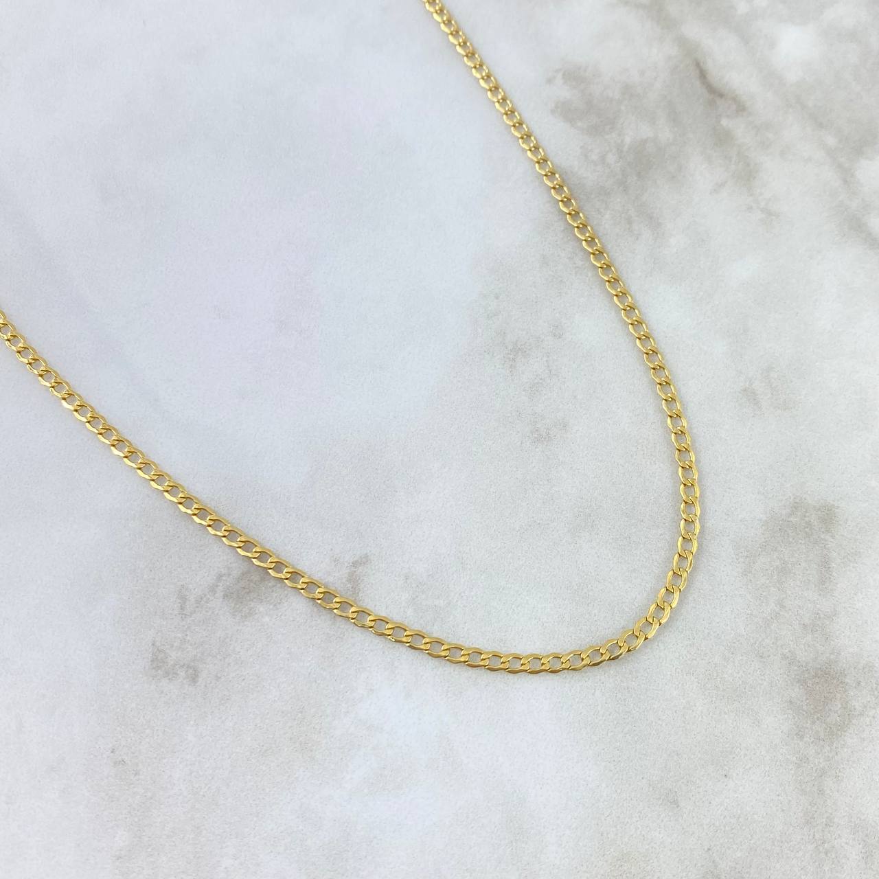 Cadena Cubana 4.1gr / 60cm / 2.5mm Oro Amarillo +0 ©