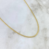 Cadena Cubana 4.1gr / 60cm / 2.5mm Oro Amarillo +0 ©