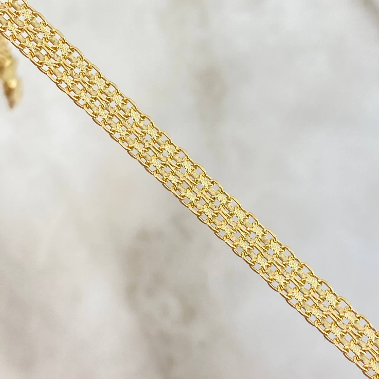 Pulso China 9.15gr / 21cm / 7.3mm Oro Amarillo +0