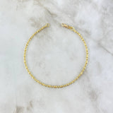 Pulso Morse Diamantado 3.3gr / 18.5cm / 2mm Oro Amarillo +3 *