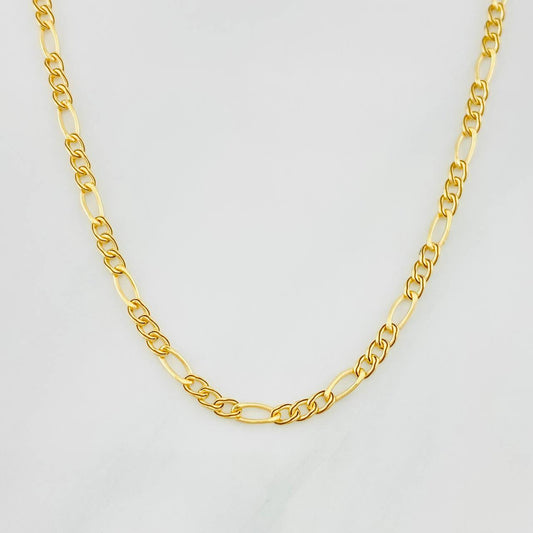 Cadena Fígaro 1.75g / 60cm / 1.9mm Oro Amarillo 18K