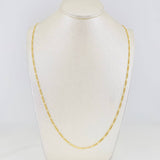 Cadena Fígaro 1.75g / 60cm / 1.9mm Oro Amarillo 18K