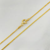 Cadena China 2g / 60cm / 1.05mm Oro Amarillo 18K