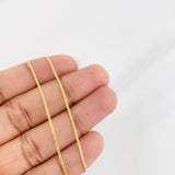 Cadena China 2g / 60cm / 1.05mm Oro Amarillo 18K