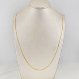 Cadena China 2g / 60cm / 1.05mm Oro Amarillo 18K