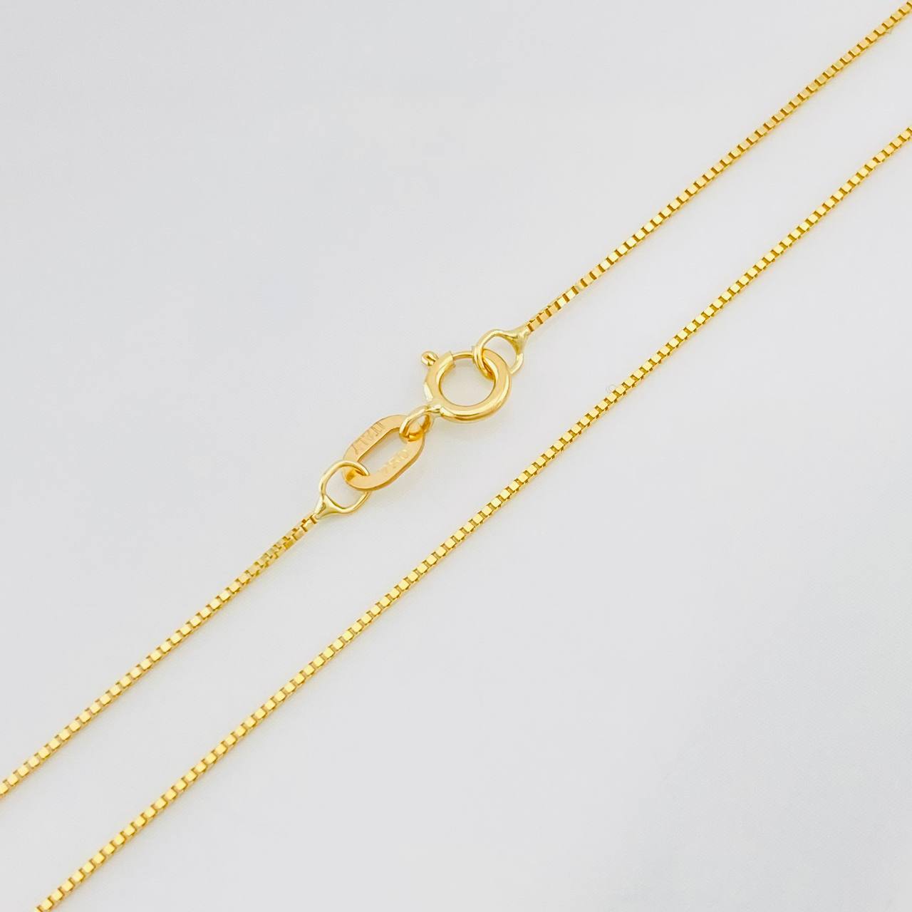 Cadena Veneciana 1.2g / 45cm / 0.6mm Oro Amarillo 18K