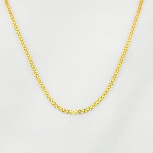 Cadena China 1.55g / 45cm / 1.1mm Oro Amarillo 18K