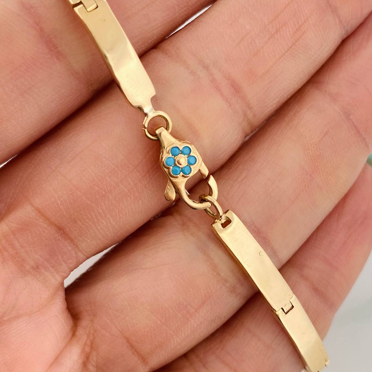 Pulso Tupido Reticulado 12.15gr / 18.5cm / Oro Amarillo 18K $