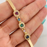 Pulso Tupido Reticulado 12.15gr / 18.5cm / Oro Amarillo 18K $