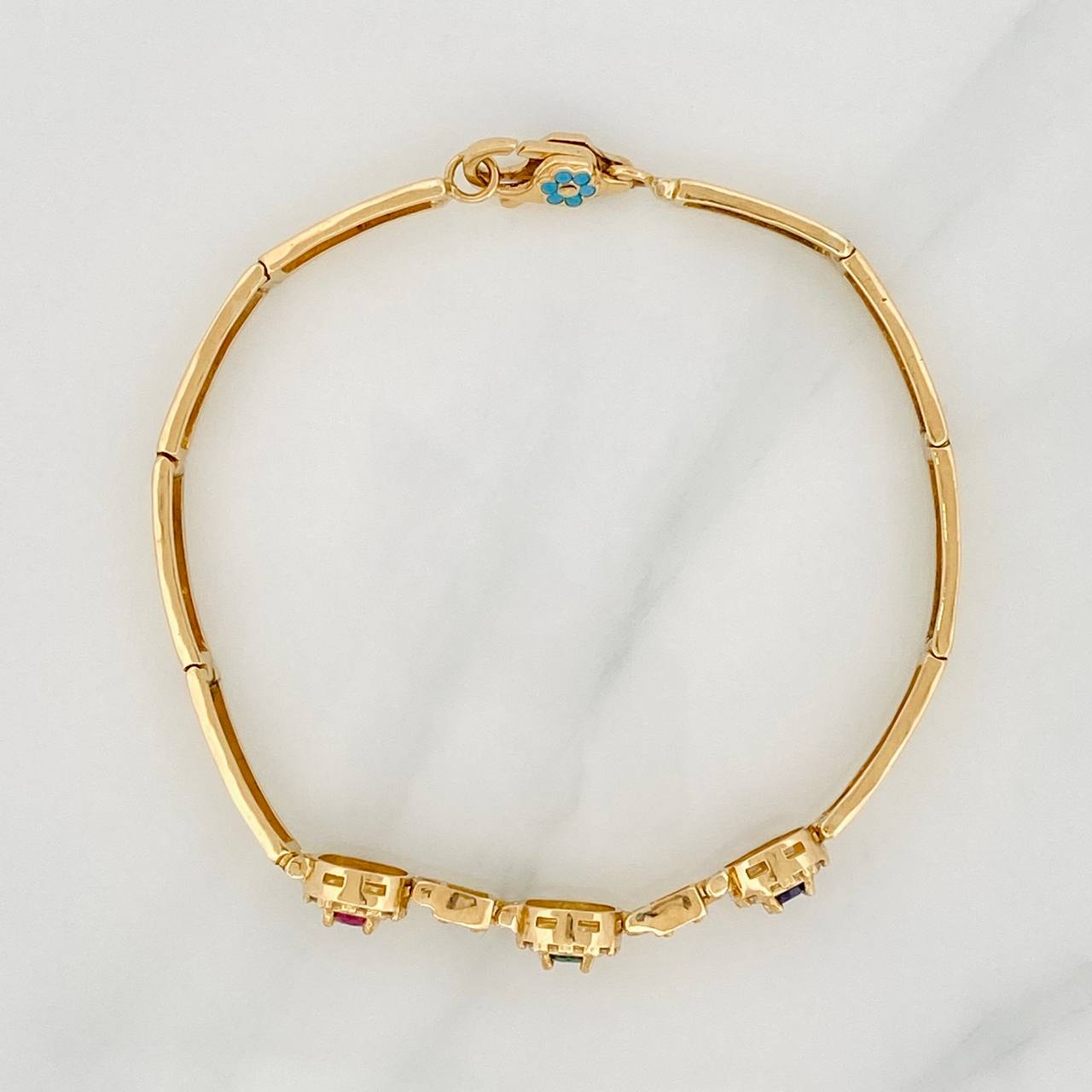 Pulso Tupido Reticulado 12.15gr / 18.5cm / Oro Amarillo 18K $