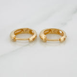 Candongas Tubulares 1.65gr / 1cm / Oro Amarillo 18K %