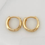Candongas Tubulares 1.65gr / 1cm / Oro Amarillo 18K %